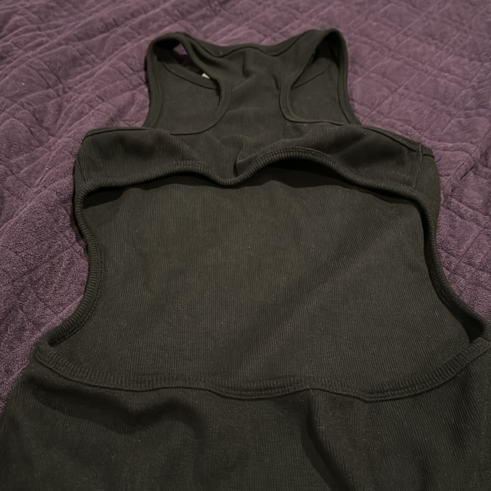 Signature8 Racer Open Back Ribbed Bodycon Dress - Picture 3 of 4